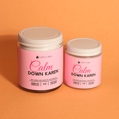 Funny Calming Candle with Lemongrass & Jasmine