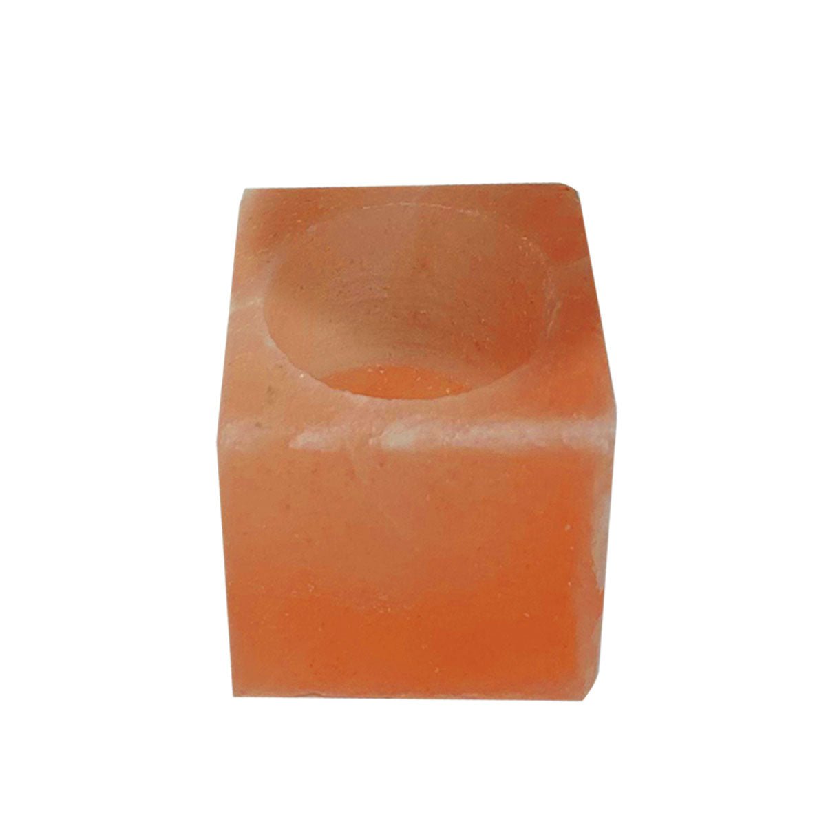 Himalayan Pink Salt Tea Light Holder by Pride of India – Salt Candle Holder Room Décor Item