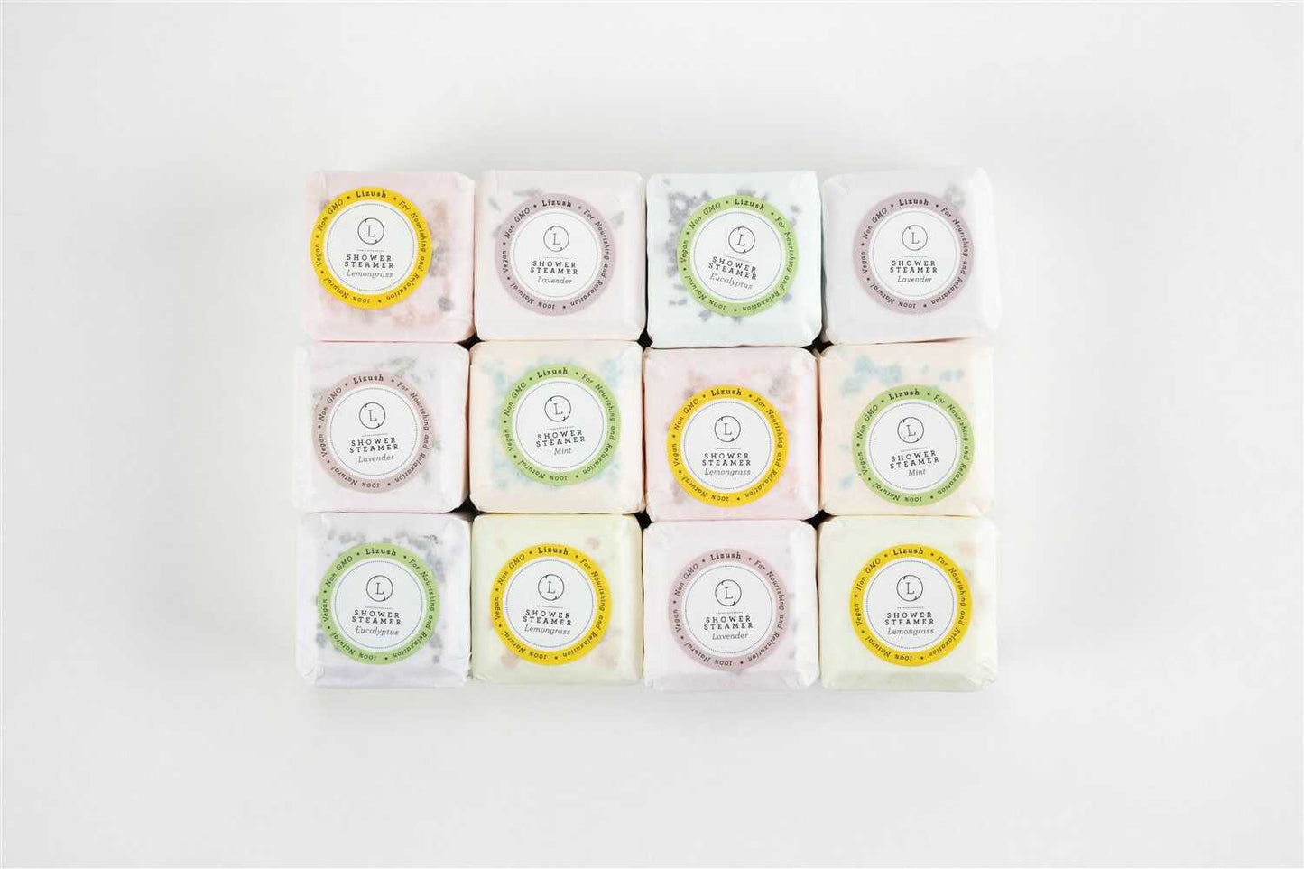 Shower Steamers, Set of 12 big fizzies, Cheer up Gift Set, Relaxing Gift Box - Nest and Nook