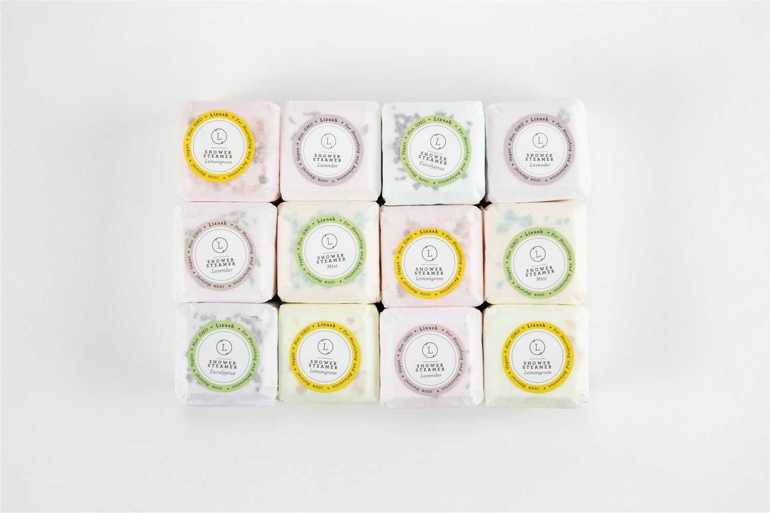 Shower Steamers, Set of 12 big fizzies, Cheer up Gift Set, Relaxing Gift Box - Nest and Nook